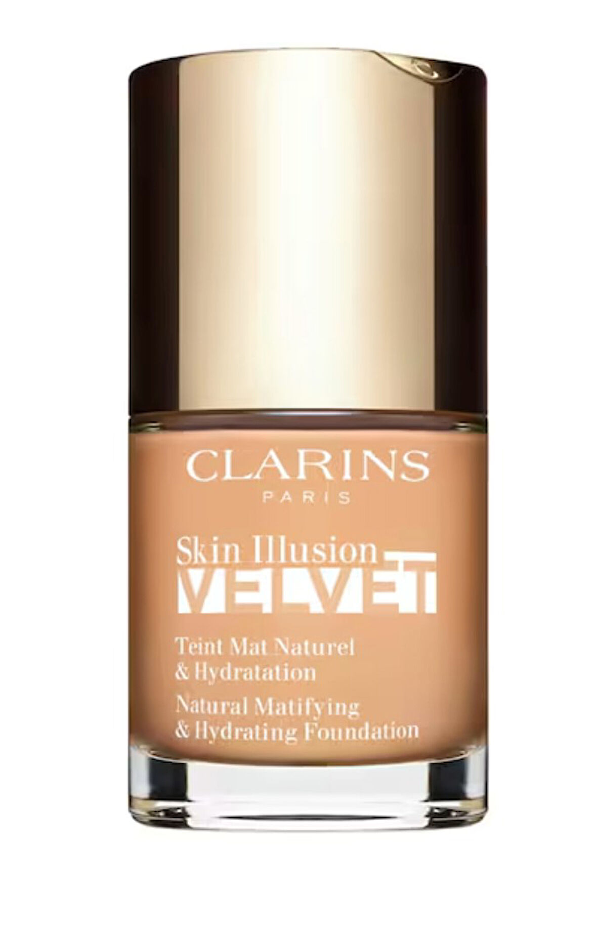 Clarins Skin Illusion Velvet - Doğal Bitişli Nemlendirici Fondöten 107C