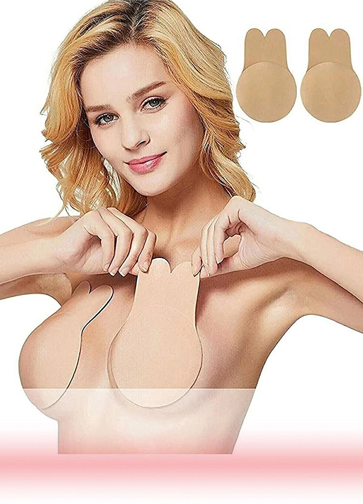 Göğüs Ucu Kapatıcı Kaldırıcı Hayalet Sütyen