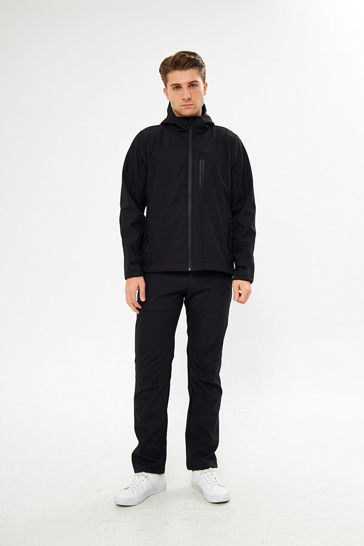 Orange Safety Softshell Siyah Mont Ceket