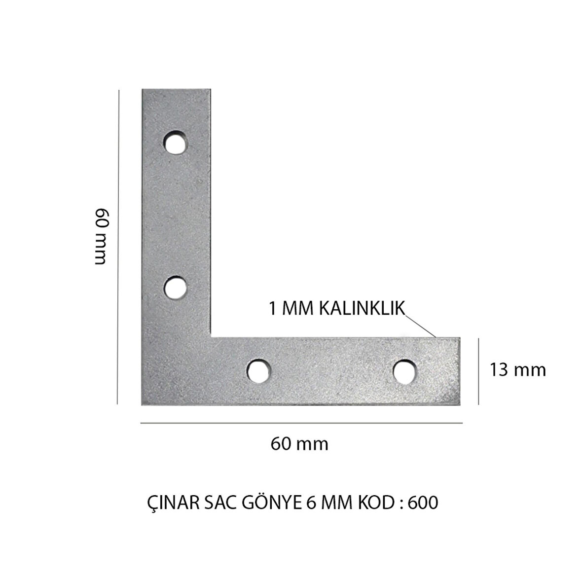 ÇINAR SAC GÖNYE 6 MM KOD:600