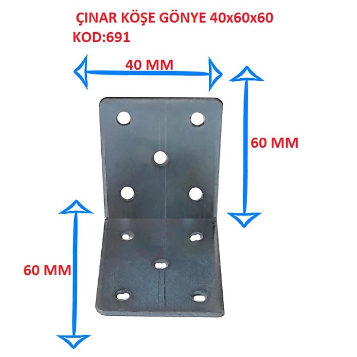 ÇINAR KÖŞE GÖNYE 40x60x60 KOD:691