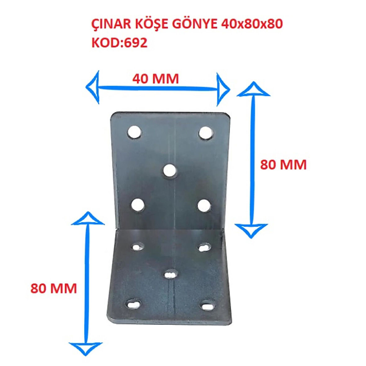 ÇINAR KÖŞE GÖNYE 40x80x80 KOD:692