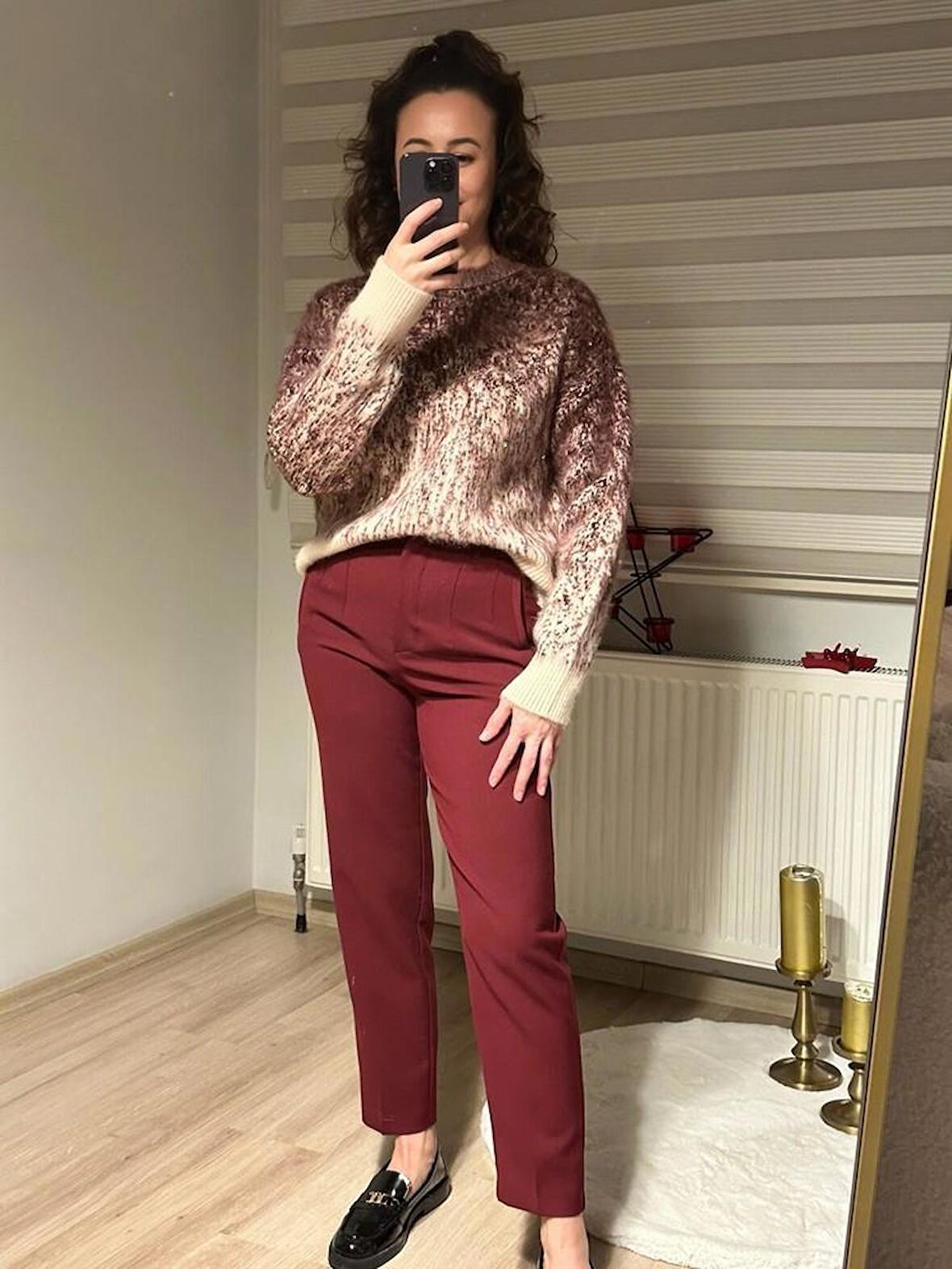 FLATOLU KUMAŞ PANTOLON