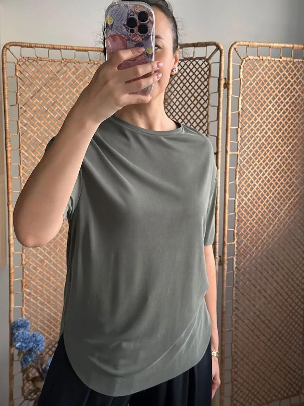 BİSİKLET YAKA MODAL BASIC TSHIRT