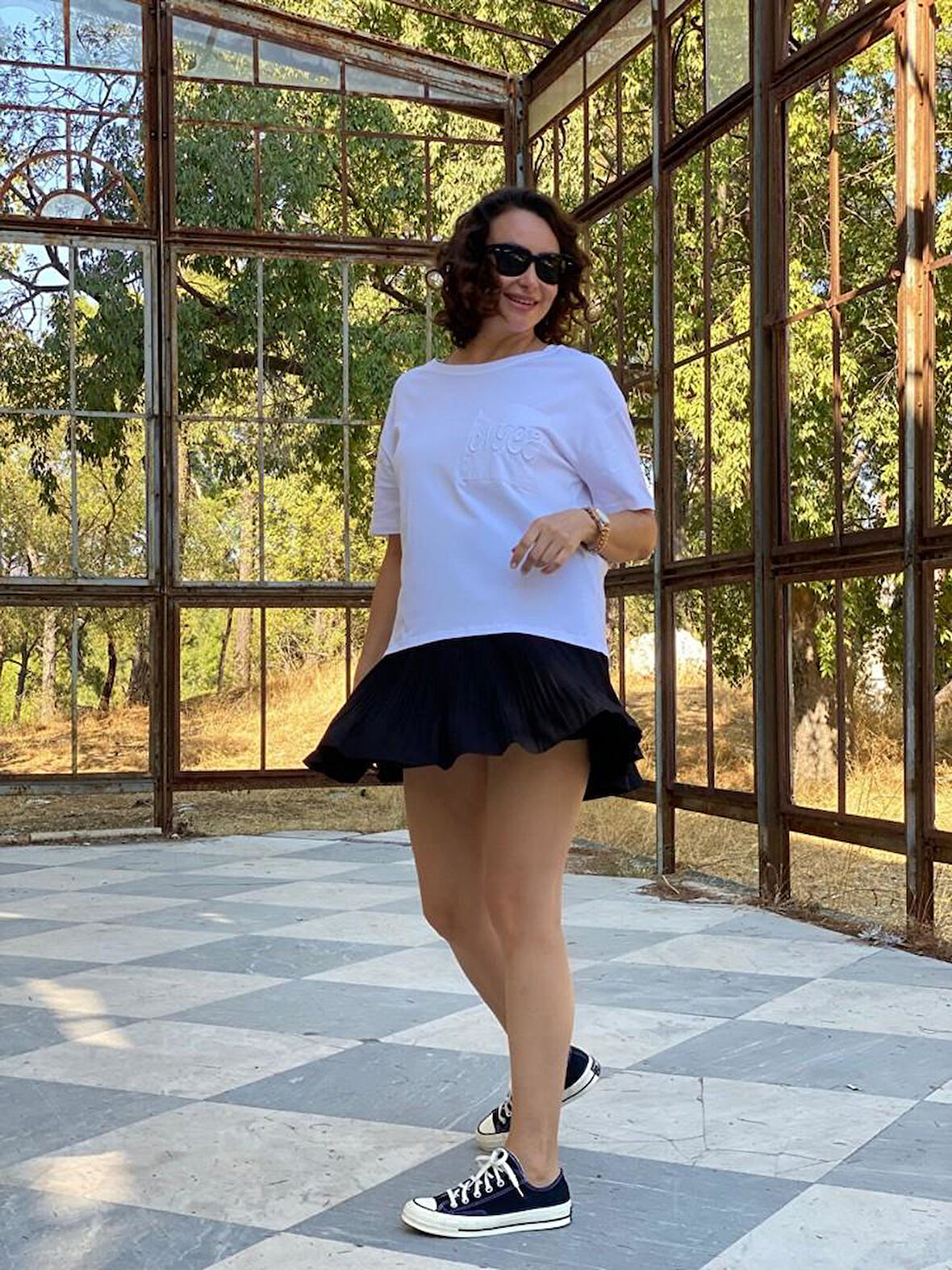 PİLİSELİ ŞORTLU ETEK