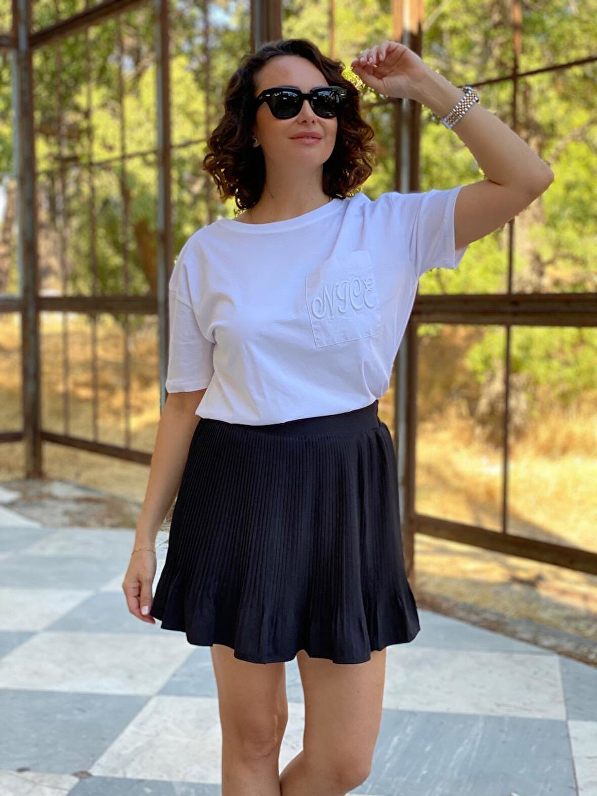 PİLİSELİ ŞORTLU ETEK