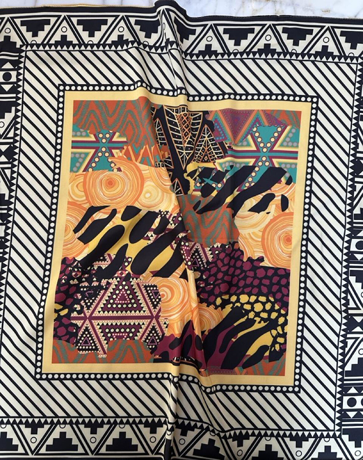 ÇİZGİ VE DESENLİ FULAR