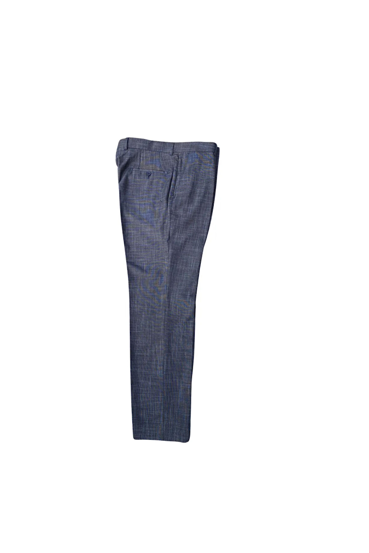 REGULAR KALIP DESENLİ POLİ VİSKON MEVSİMLİK KUMAŞ PANTOLON