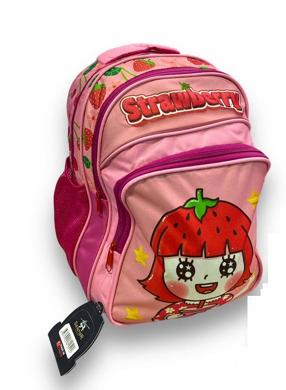 Sentor Strawberry Pembe Okul Çantası Snılk22-06k