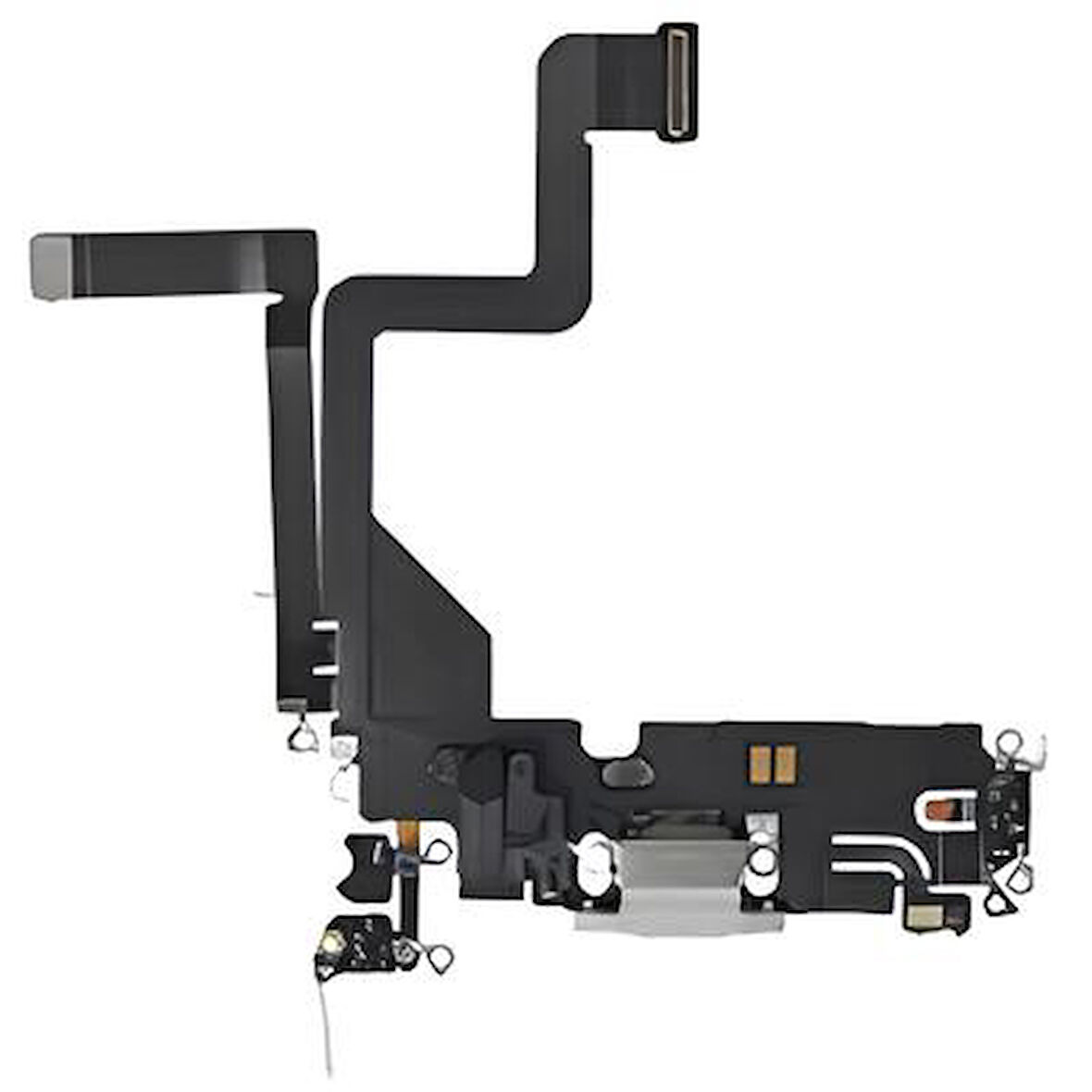 iPhone 14 PRO Şarj Soketi Kulaklık Soketi Full BEYAZ Orijinal