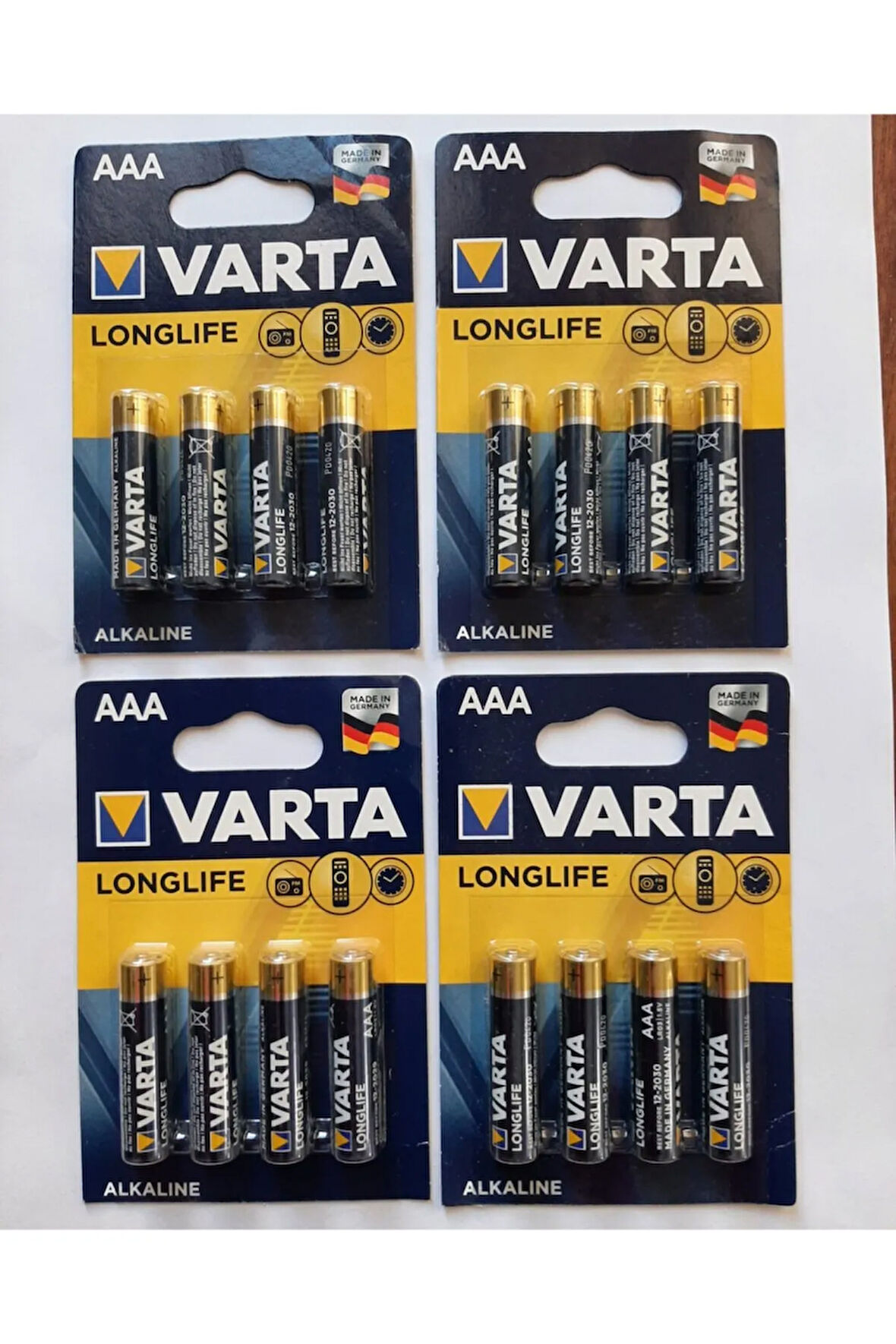 Kalem Pil 4'lü (4 Paket 16 Adet) Aaa Longlife Alkalin 1,5 V Lr03 Lr03