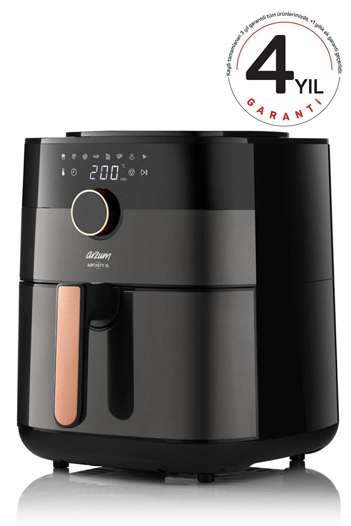 Arzum AR2074-B Airtasty XL AirFryer 6L Sıcak Hava Fritözü - Bakır