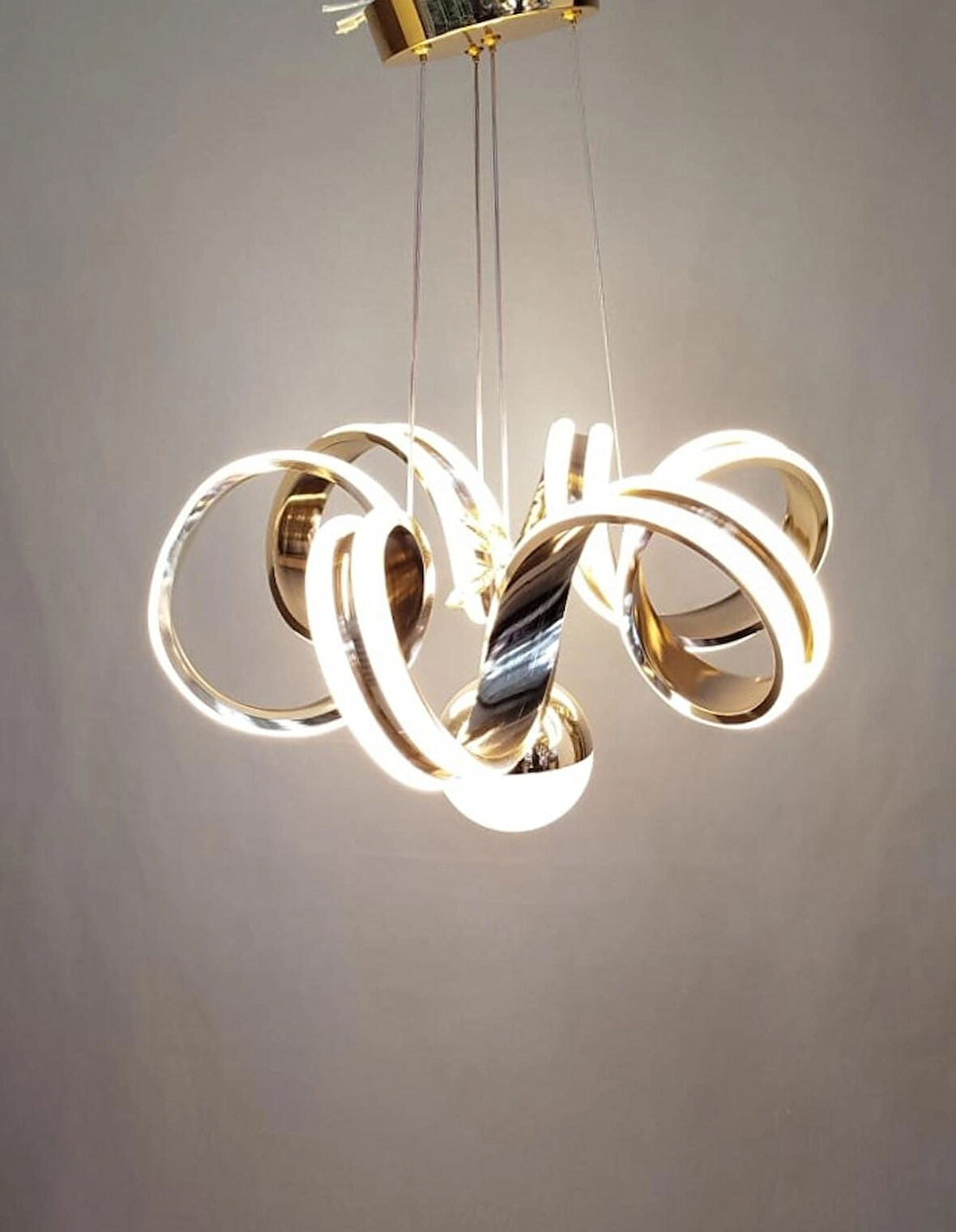 2 Şerit LED Modern Avize