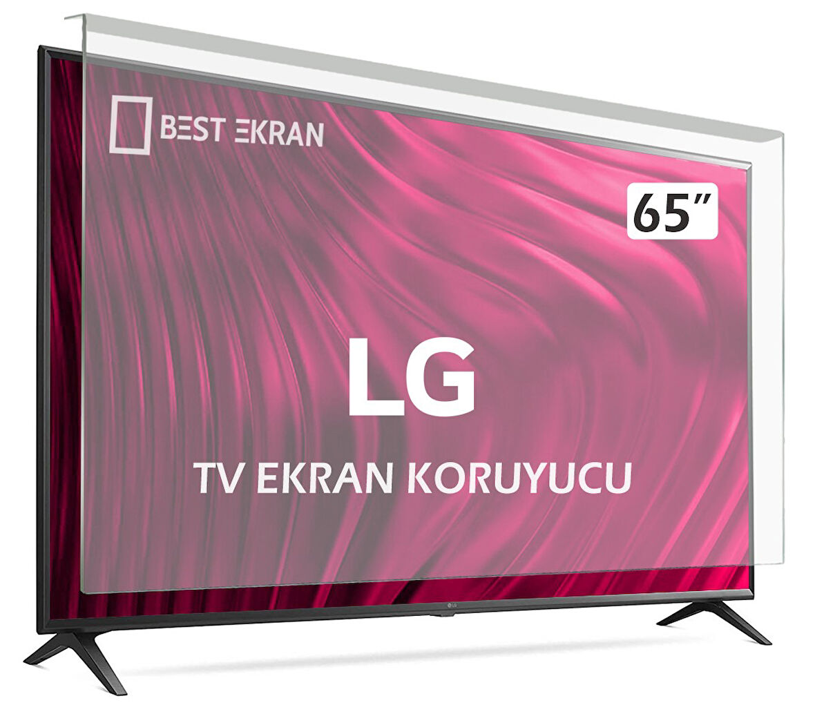 LG 65QNED86A6A TV EKRAN KORUYUCU -  Lg 65" inç QNED KIRILMAZ EKRAN Koruyucu 