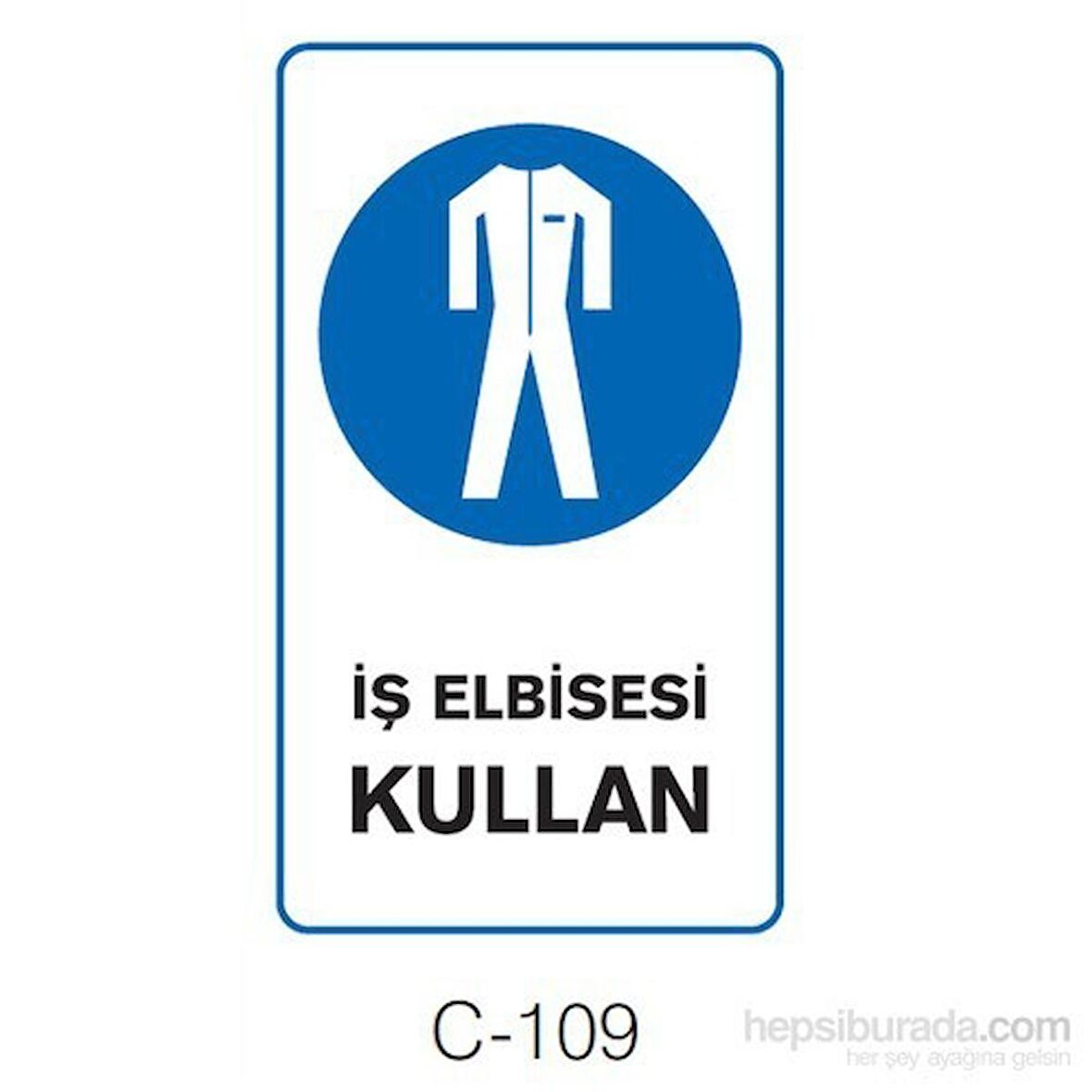 MasterCare İŞ ELBİSESİ KULLAN Güvenlik İşareti