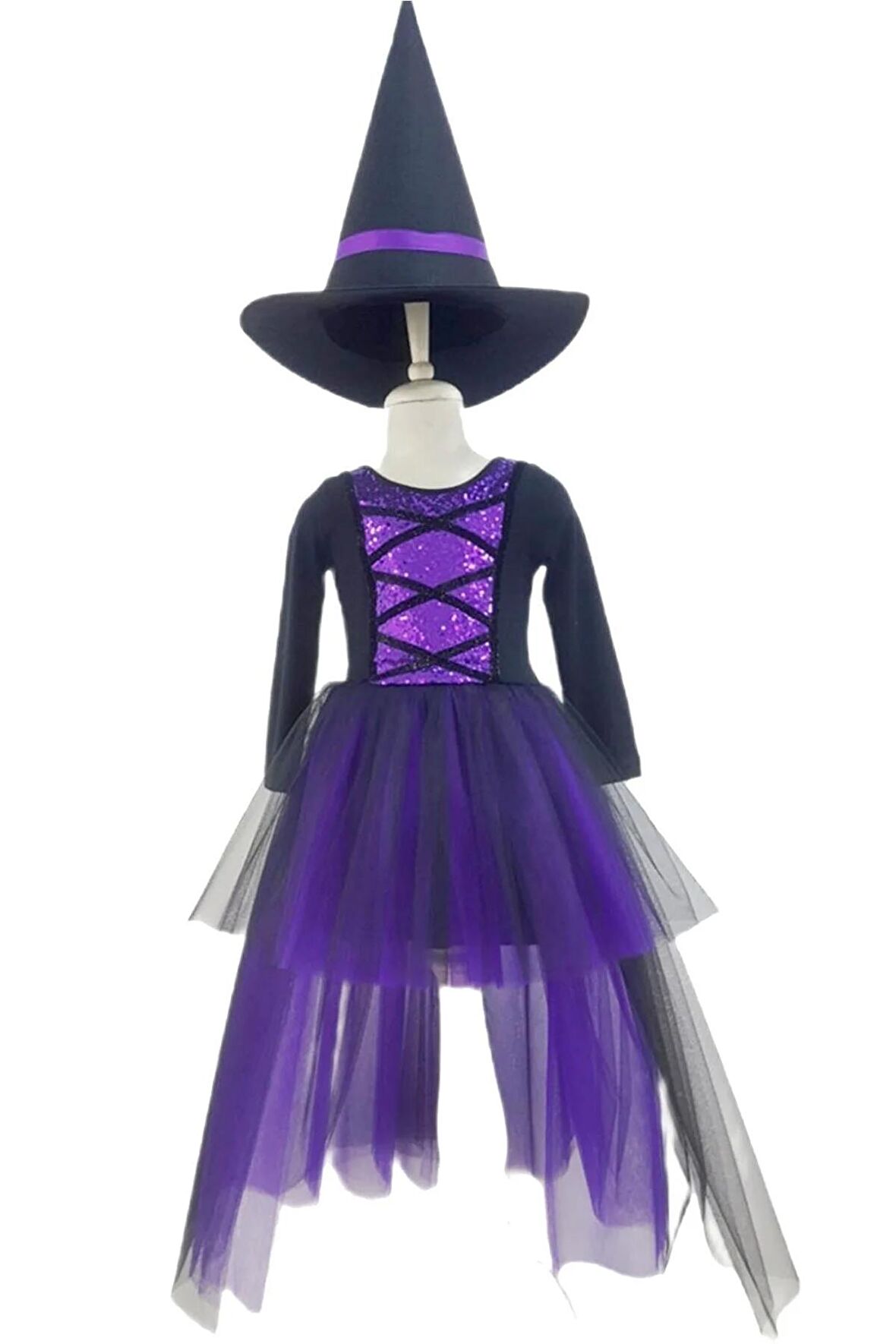 Mor Cadı Kostümü