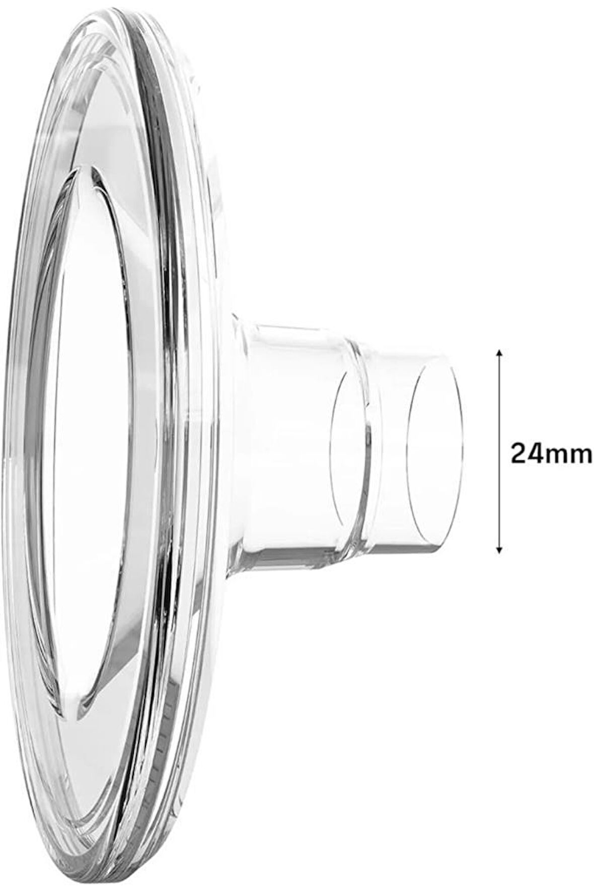 Bebebao 24 mm Silikon Göğüs Kalkanı Flanş  (P1 modeli ile uyumlu)