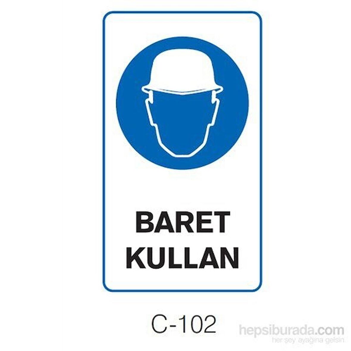 MasterCare BARET KULLAN Güvenlik İşareti