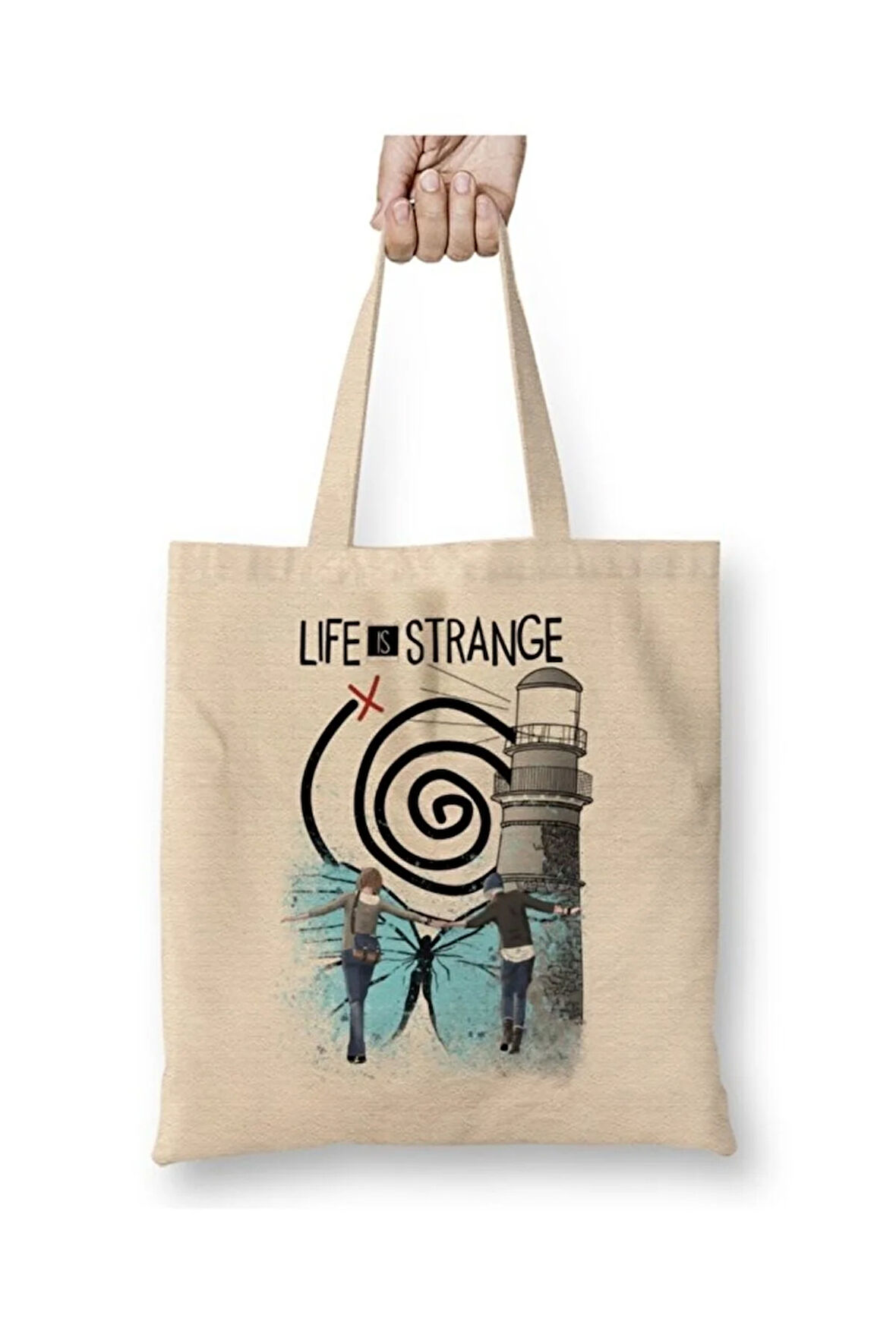 Life Is Strange Carpe Diem Bez Çanta Uzun Saplı Alışveriş Çantası Plaj Çantası