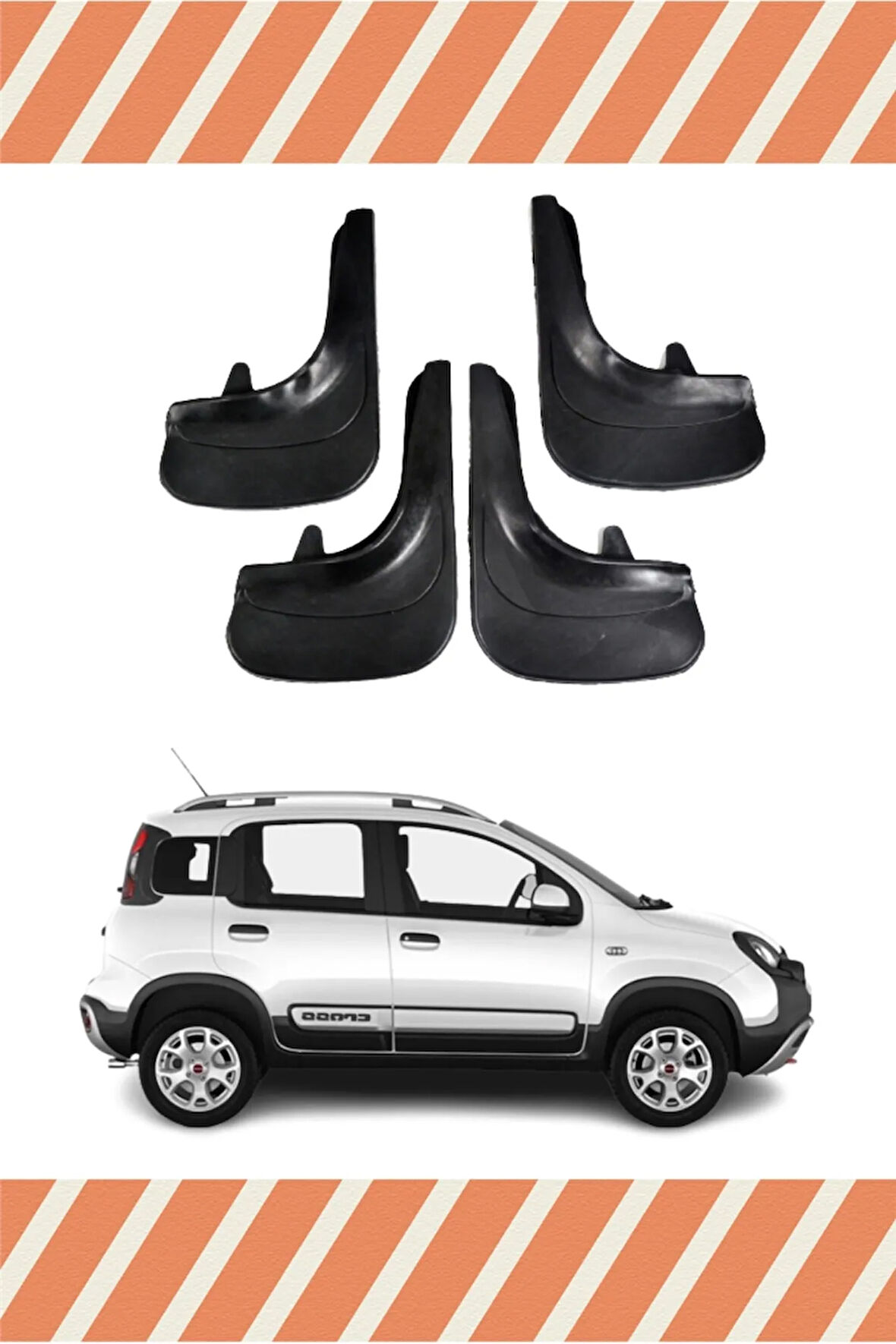 Fiat Panda 4’lü tozluk çamurluk paçalık pratik koruma