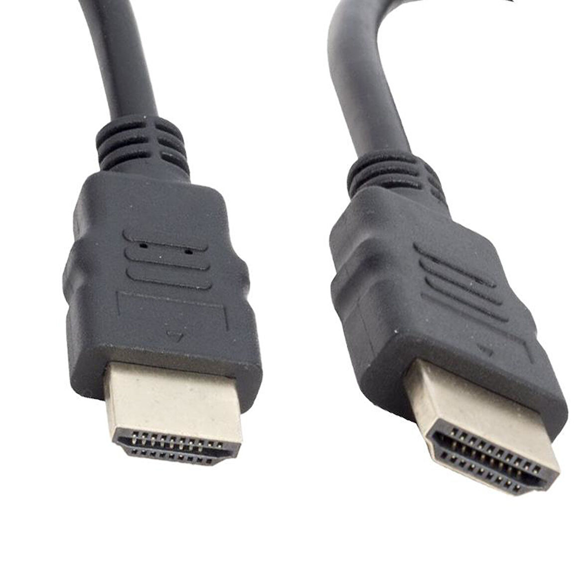 Plasti̇k Düz Si̇yah 30 Cm Poşetli̇ Hdmi Kablo