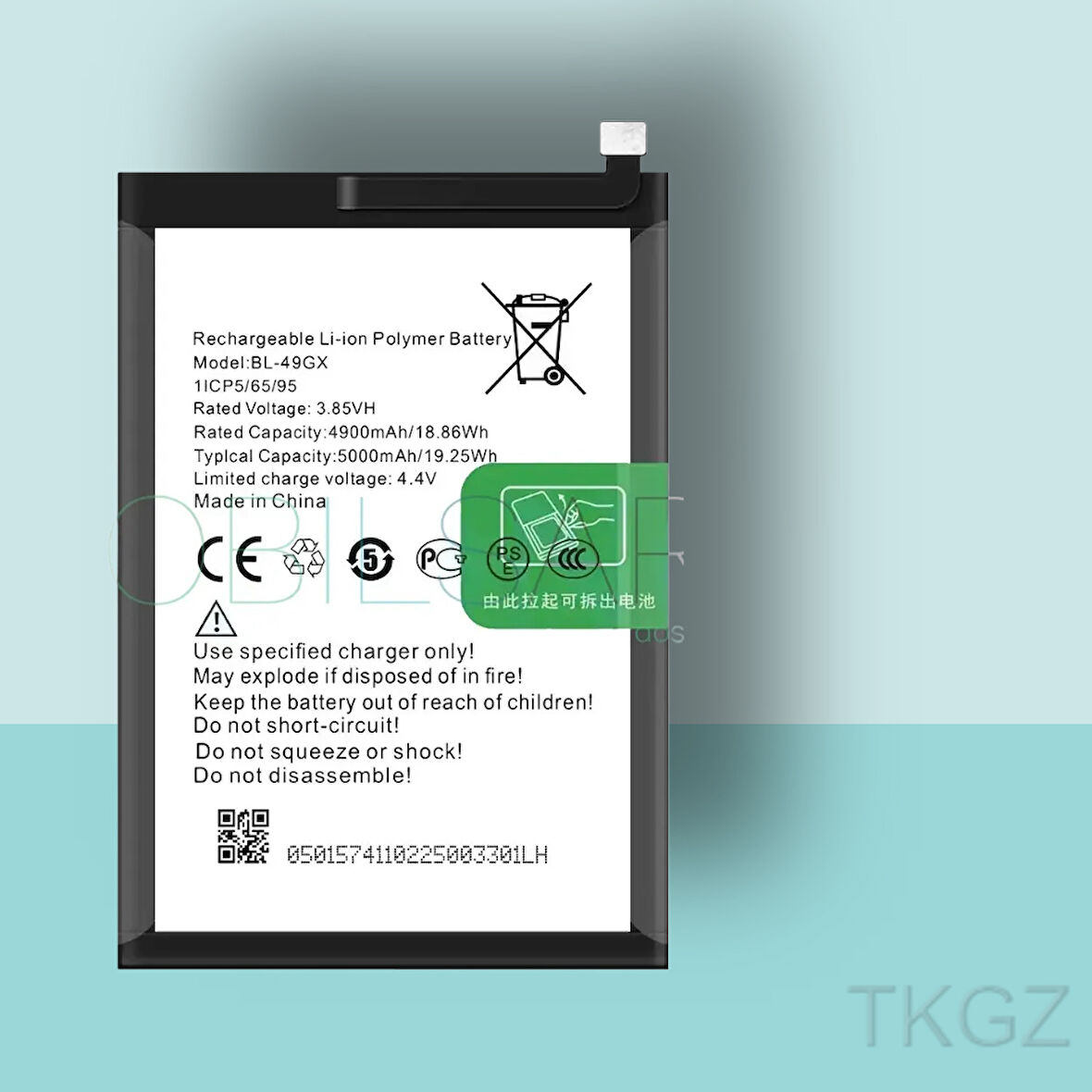 Tkgz - İnfinix NOTE 10 BL-49GX - Batarya Pil Orijinal Sıfır