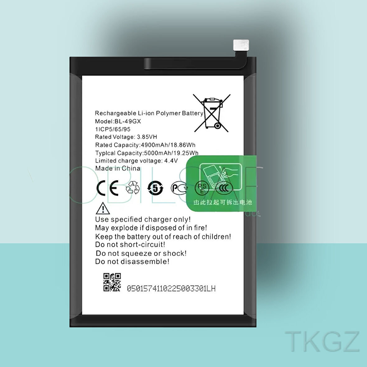 Tkgz - İnfinix NOTE 10 PRO BL-49GX - Batarya Pil Orijinal Sıfır