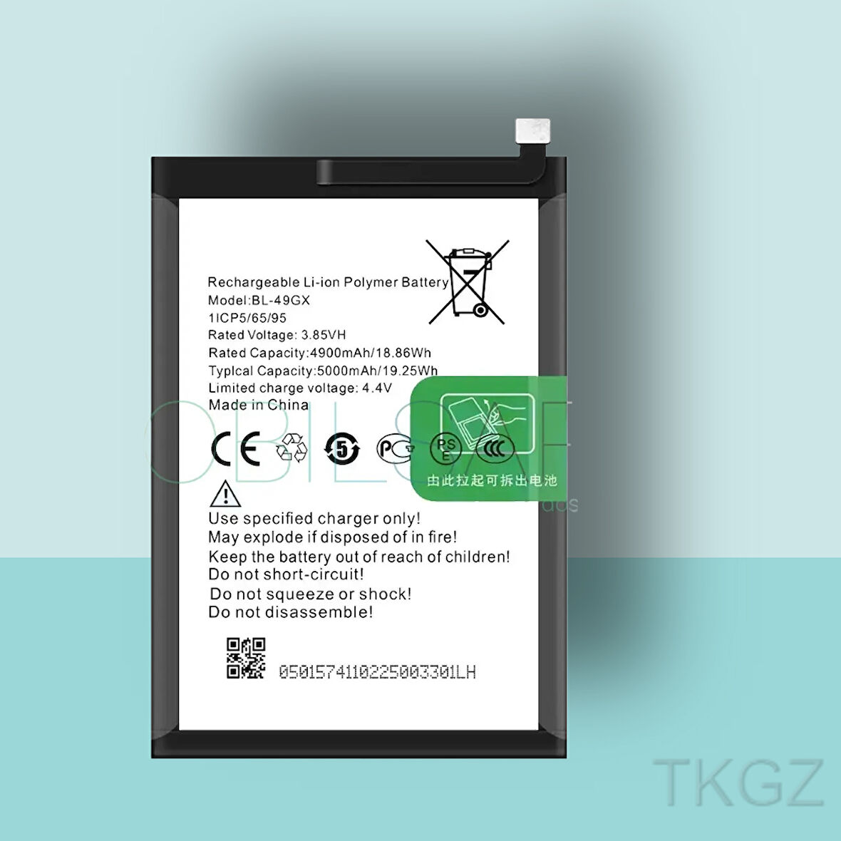 Tkgz - İnfinix NOTE 7 - BL-49GX - Batarya Pil Orijinal Sıfır