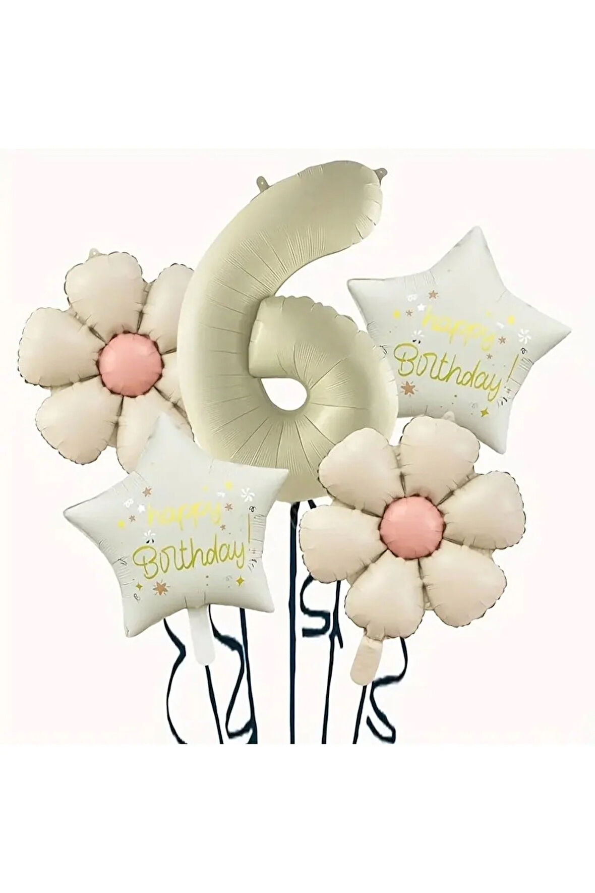 KREM PAPATYA FOLYO BALONLU YAŞ BALON SET