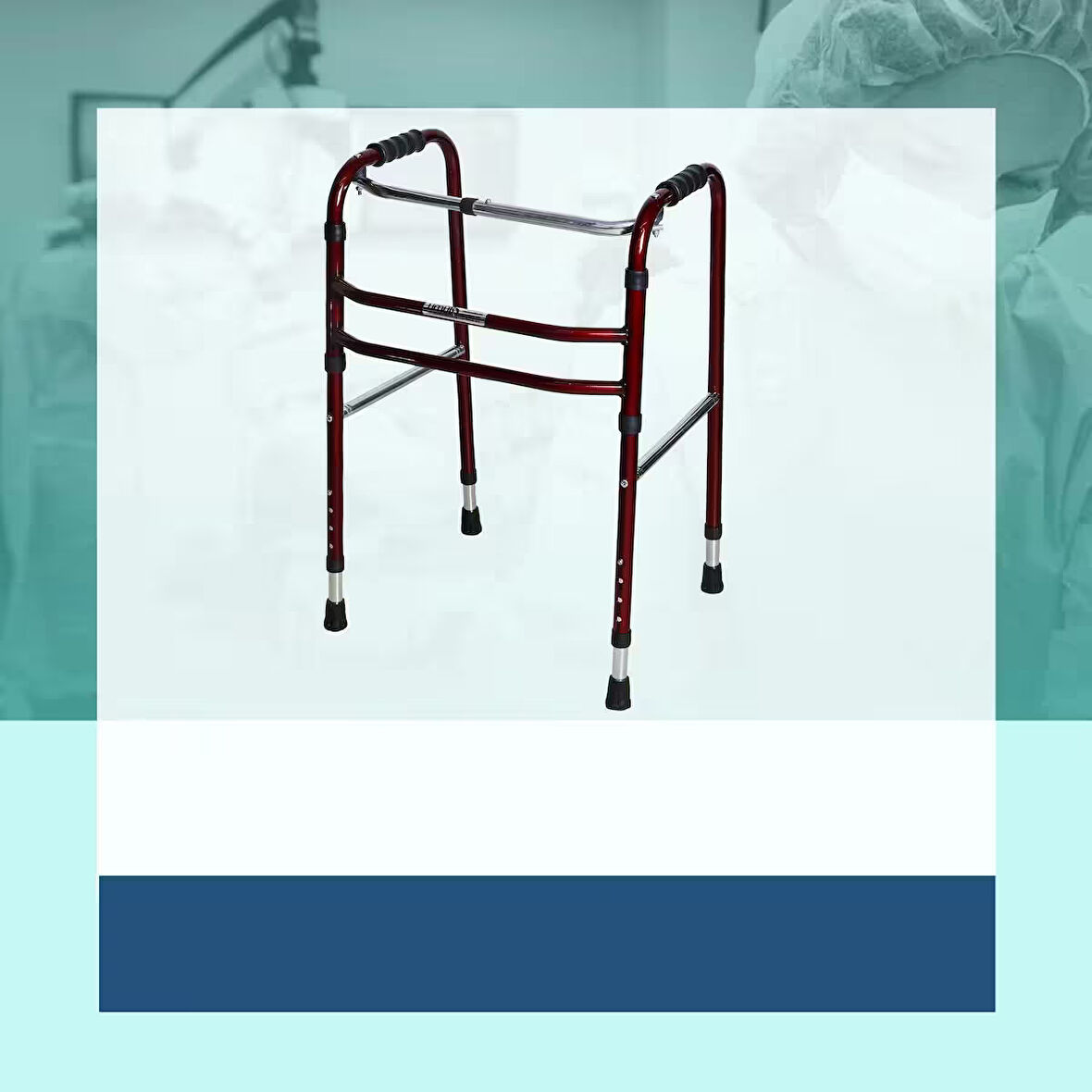 RW2510 WALKER YÜRÜTEÇ LUX ÜRÜN/BORDO