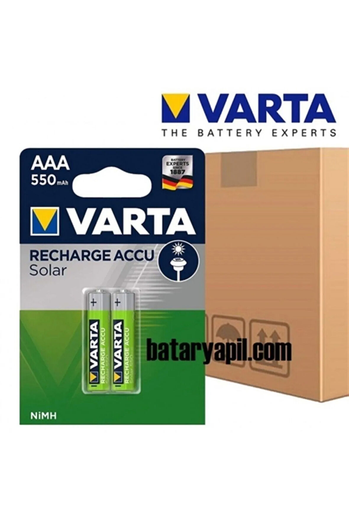 Varta 550mah Aaa Ince Şarjlı Telsiz Telefon Pili