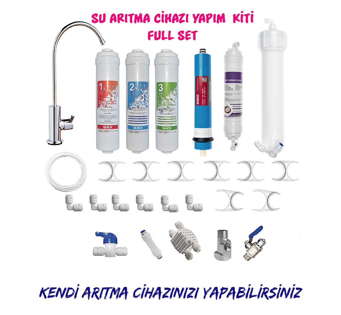 Su Arıtma Cihazı Yapım Seti LG Membranlı