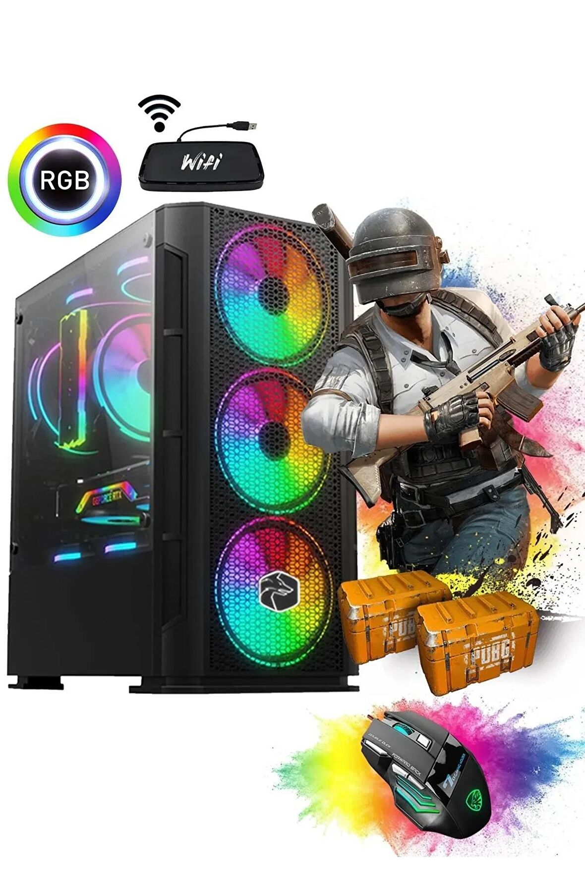 CacheX Amd Ryzen 5 3600 / Rx 6600 /16 GB Ddr4 / 500 GB M2 SSD / 3600V1 / Gamıng Masaüstü Pc