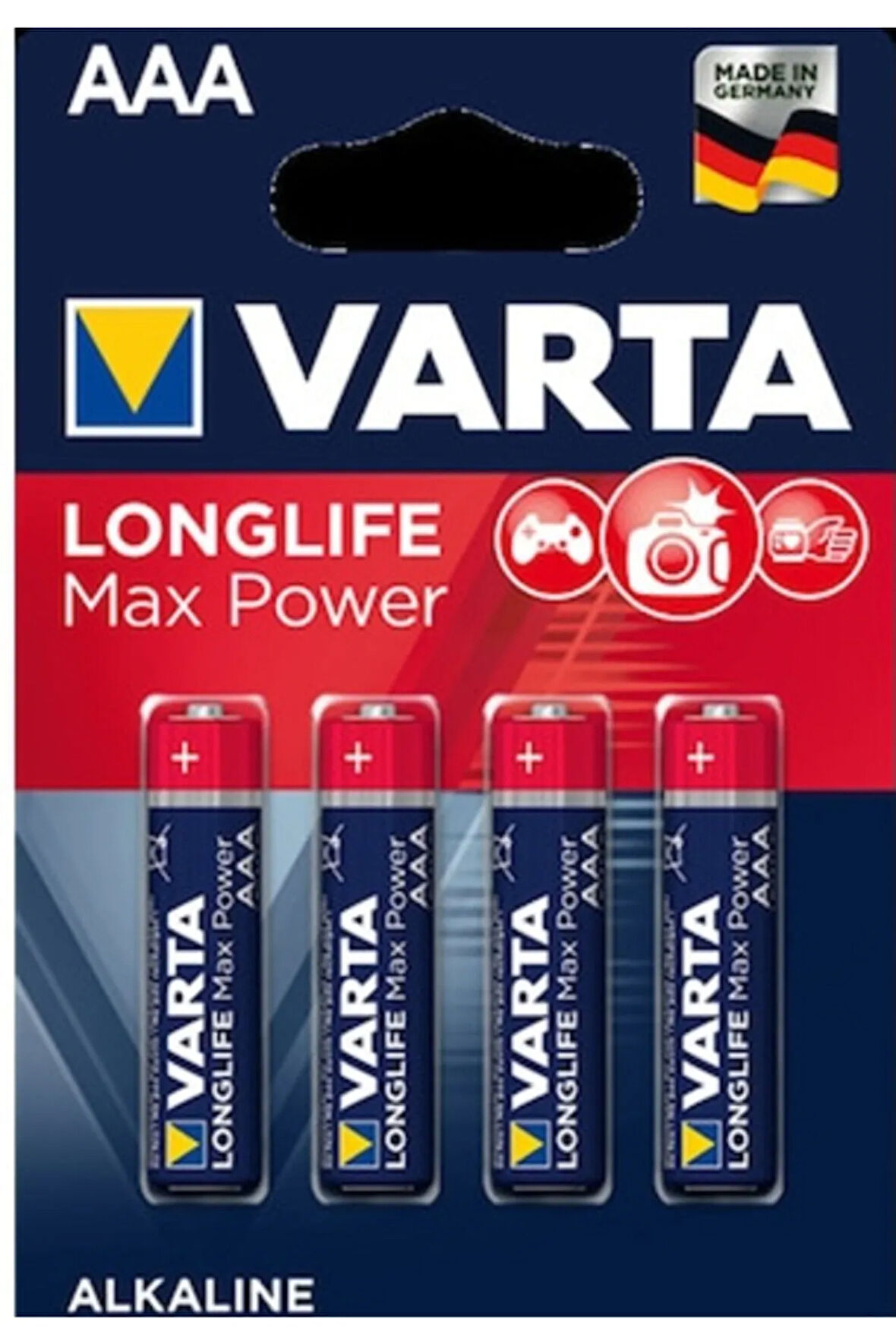 Longlife Max Power Aaa Alkalin Ince Pil 4 Lü