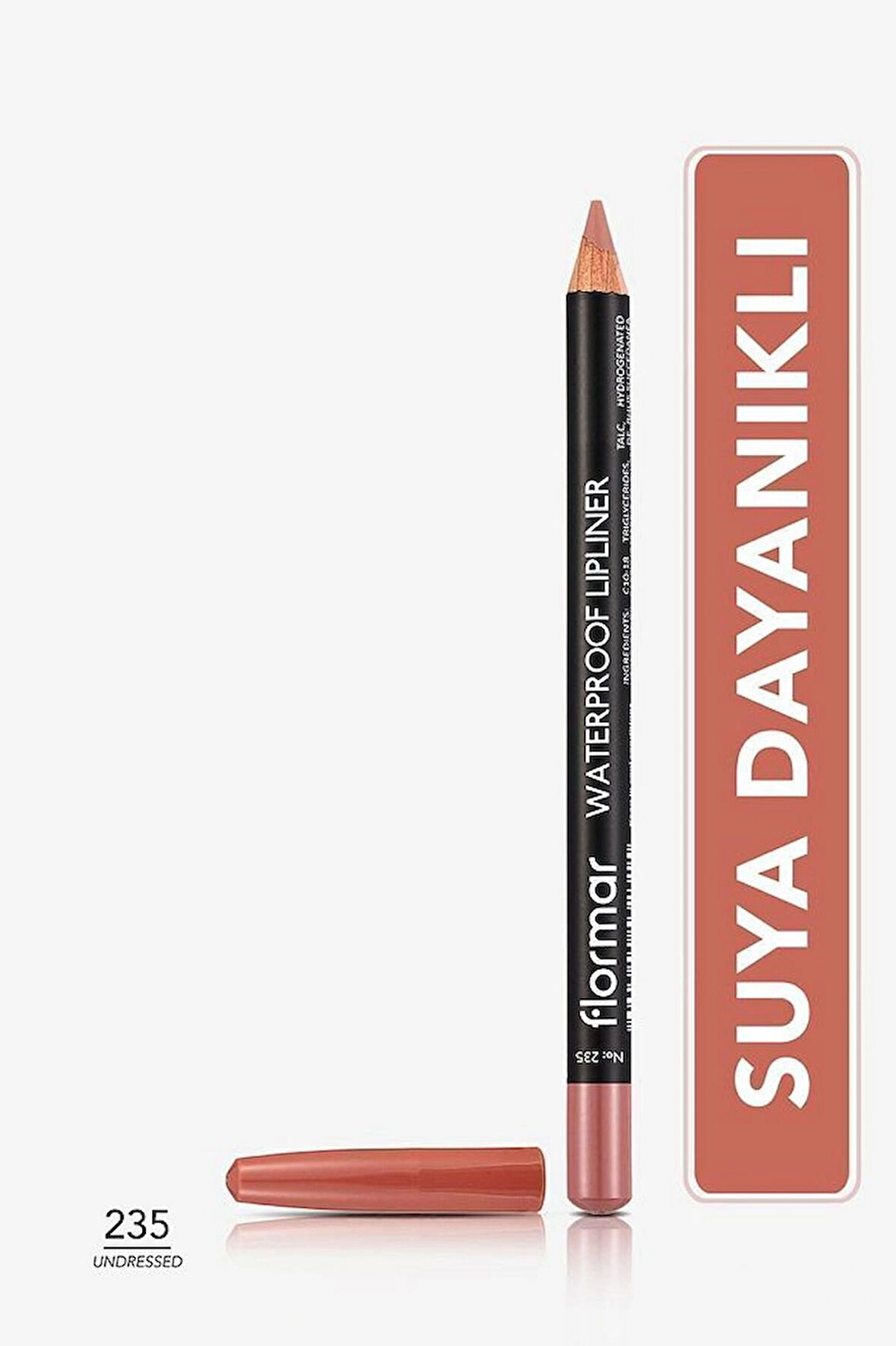 Waterproof Lipliner - Suya Dayanıklı Dudak Kalemi No:235 Undressed 1.14 g 8690604567485