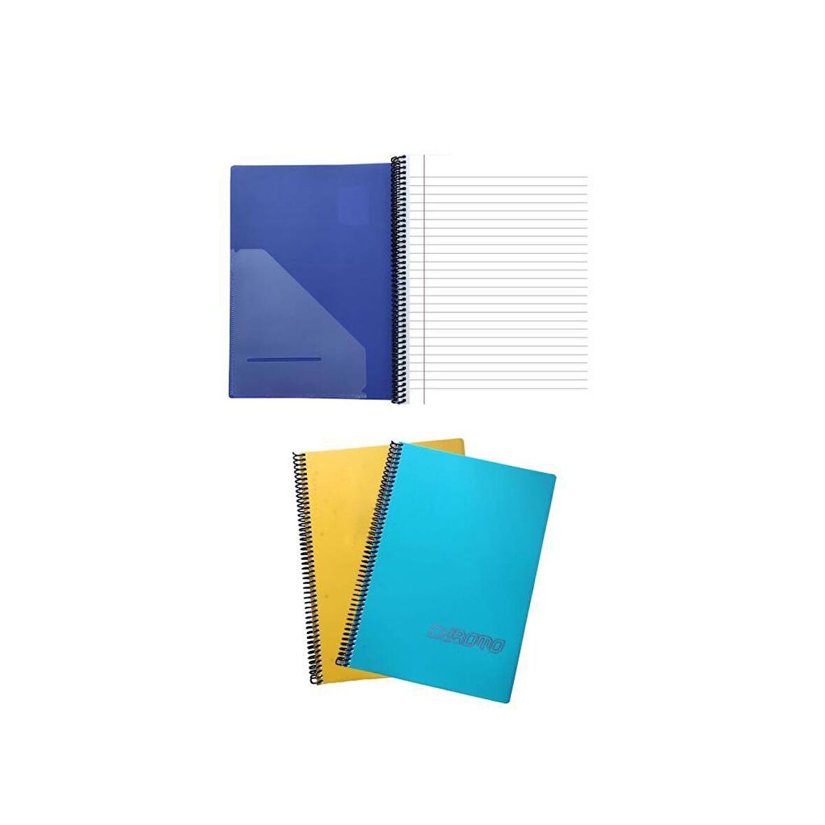 Gıpta Chromo 120 Yp. A4 Spiralli Pp. Kapak Defter Çizgili 2'Lİ