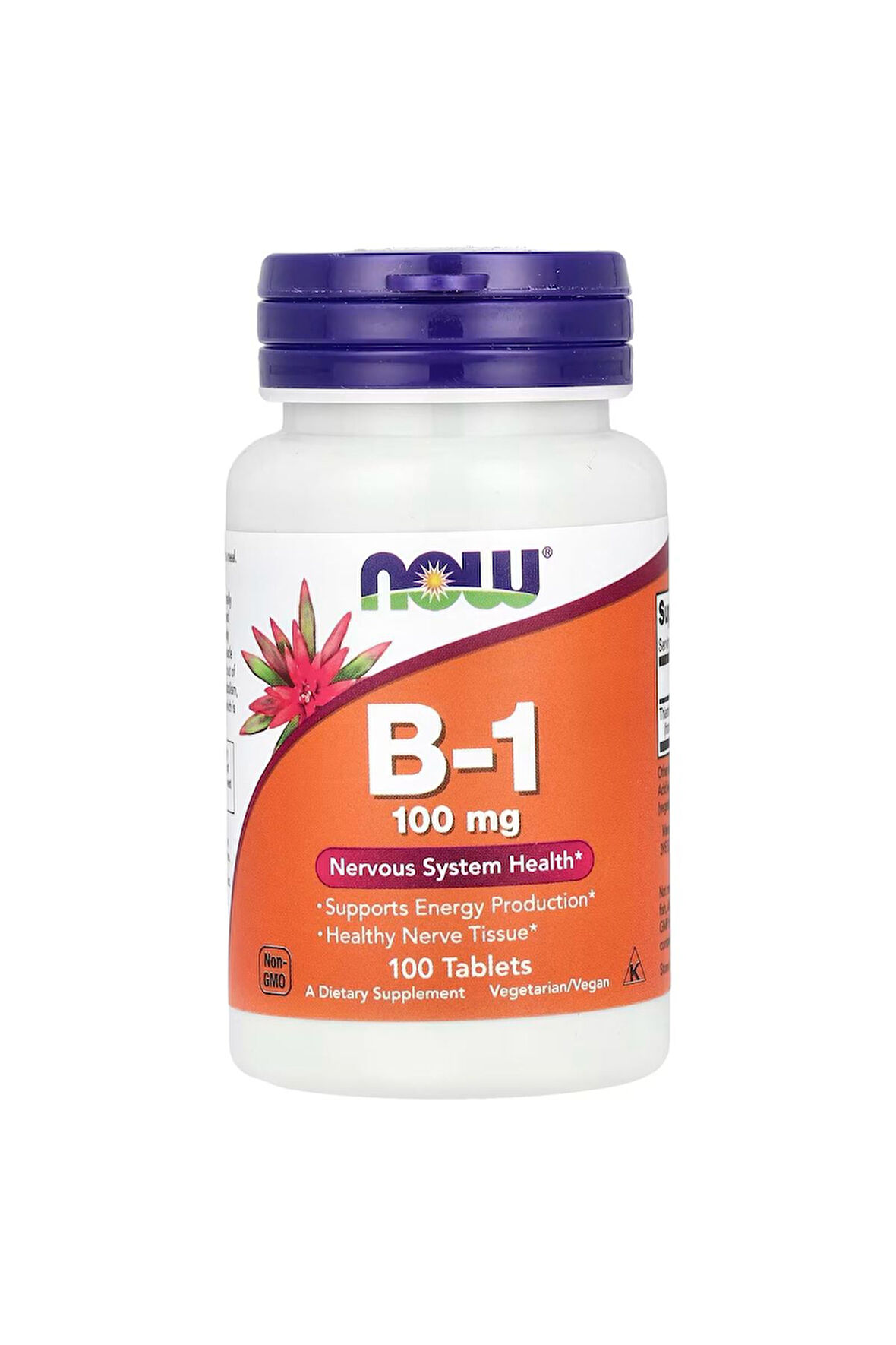 Now Foods B-1 100 Mg 100 Kapsül Nervous System Health