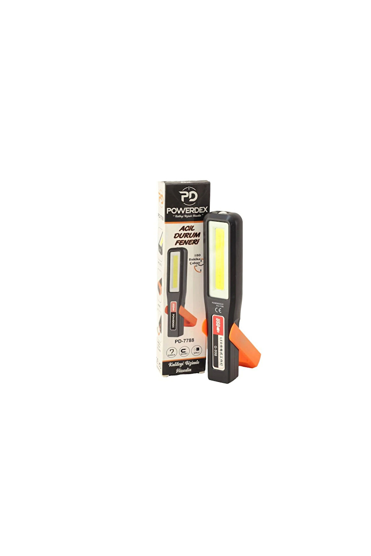 Mıknatıs Özellikli Acil Durum Feneri Powerdex PD-7788