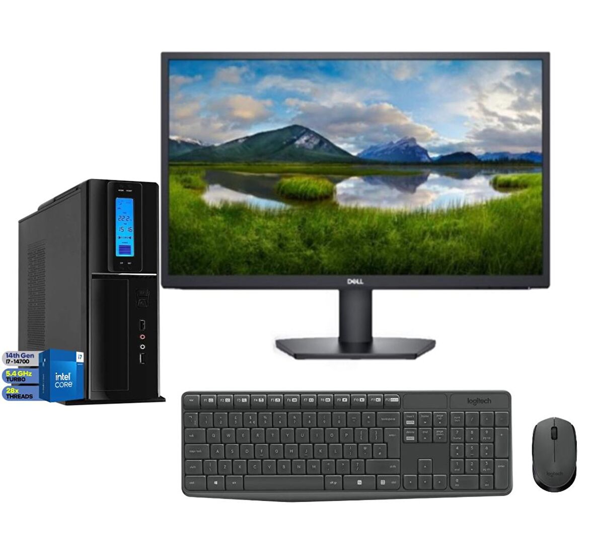 ZETTA FLEX PRO 470X İntel Core i7 14700 32GB DDR5 512GB SSD FREEDOS SFF SLİM 23.8 FHD Monitör MASAÜSTÜ BİLGİSAYAR ZET470X9563012
