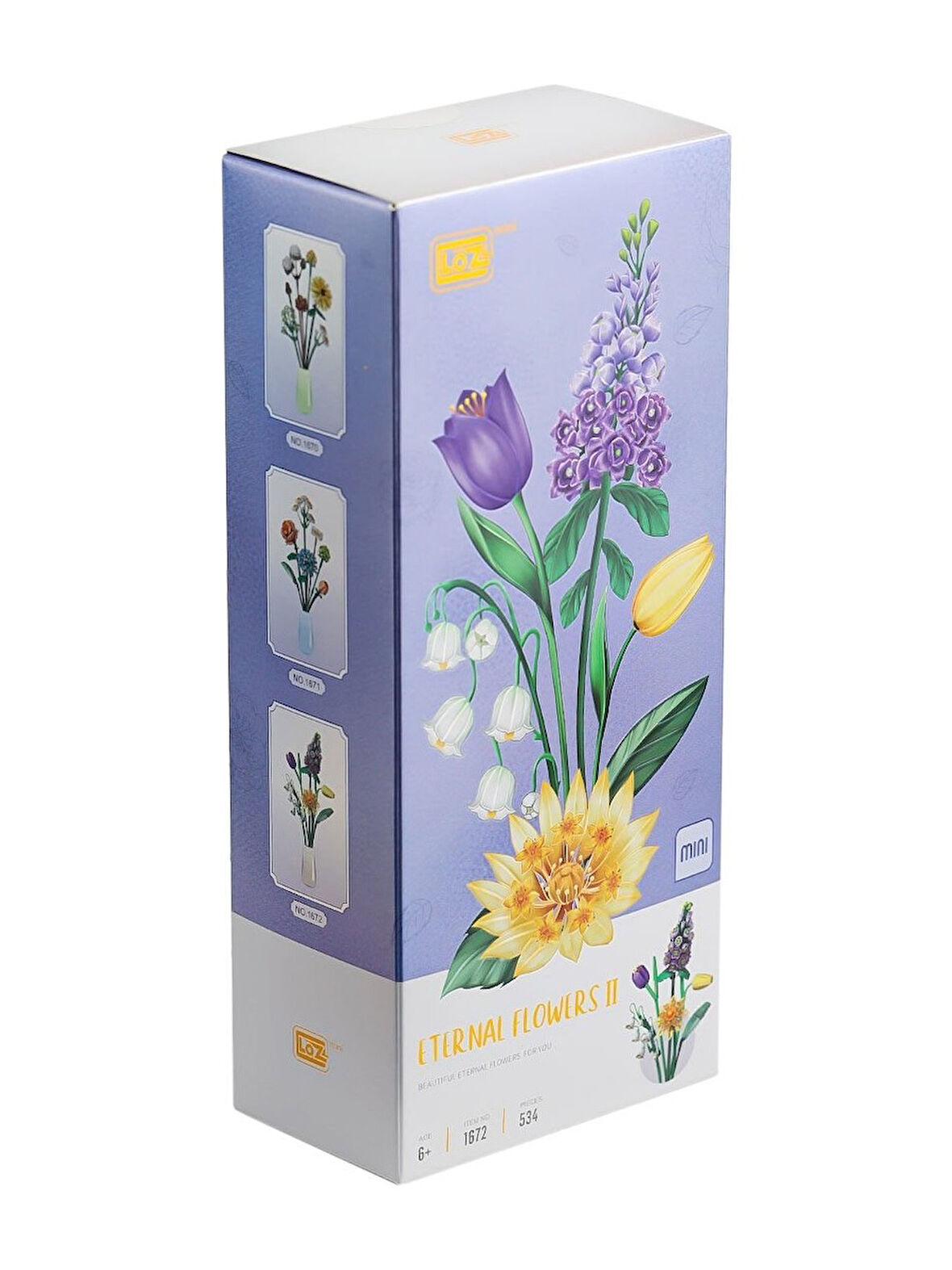 LZ1672 Loz Çiçek Blok Seti 534 Parça-Vagon Life