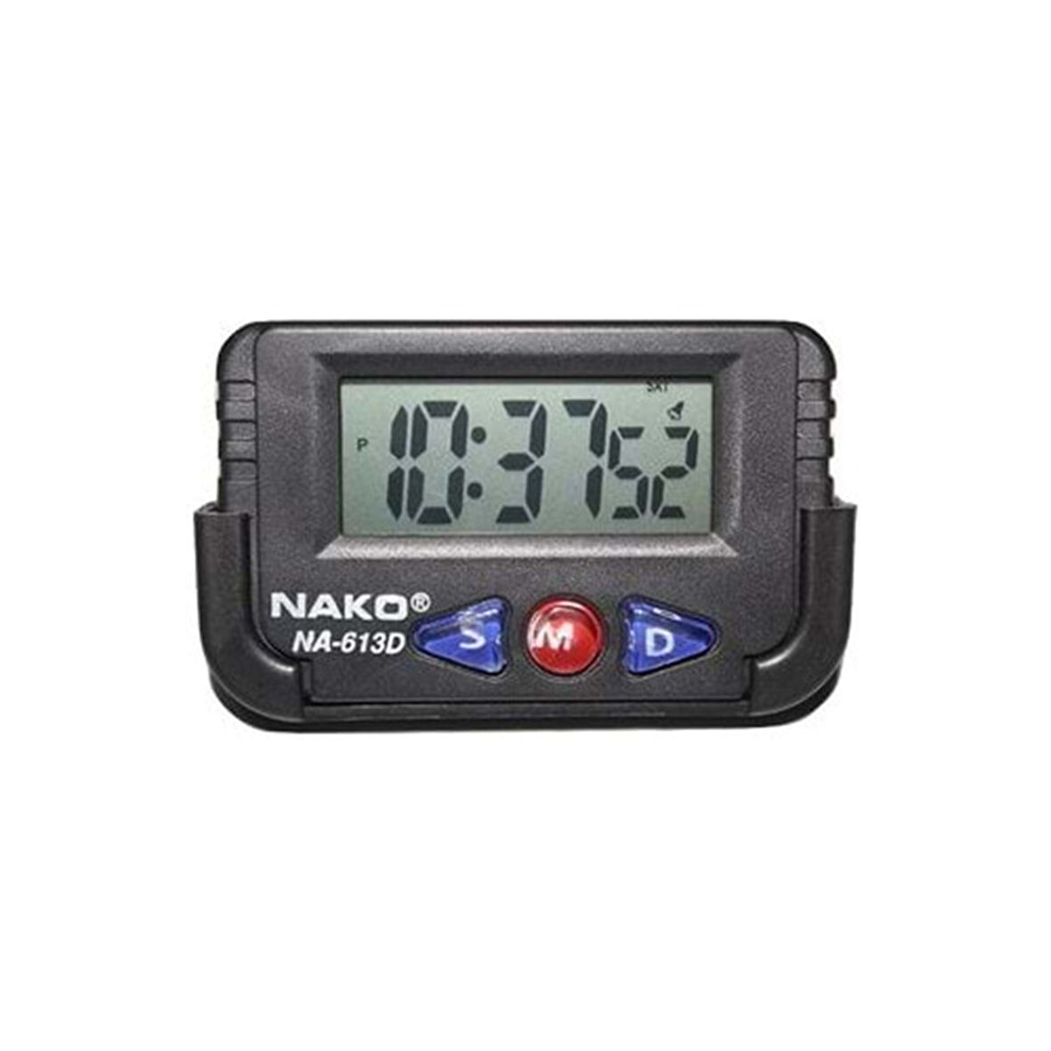 Dijital Masa Saati - Kronometreli Ders Çalışma Saati - Öğrenci Saati - Yapışkanlı Standlı Otomobil Saati ve Kronometre