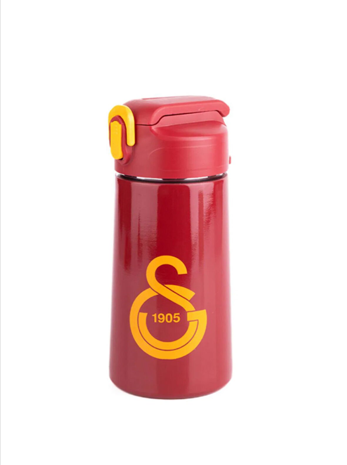 Galatasaray Lisanslı Logolu Pipetli Çelik Matara 500ML