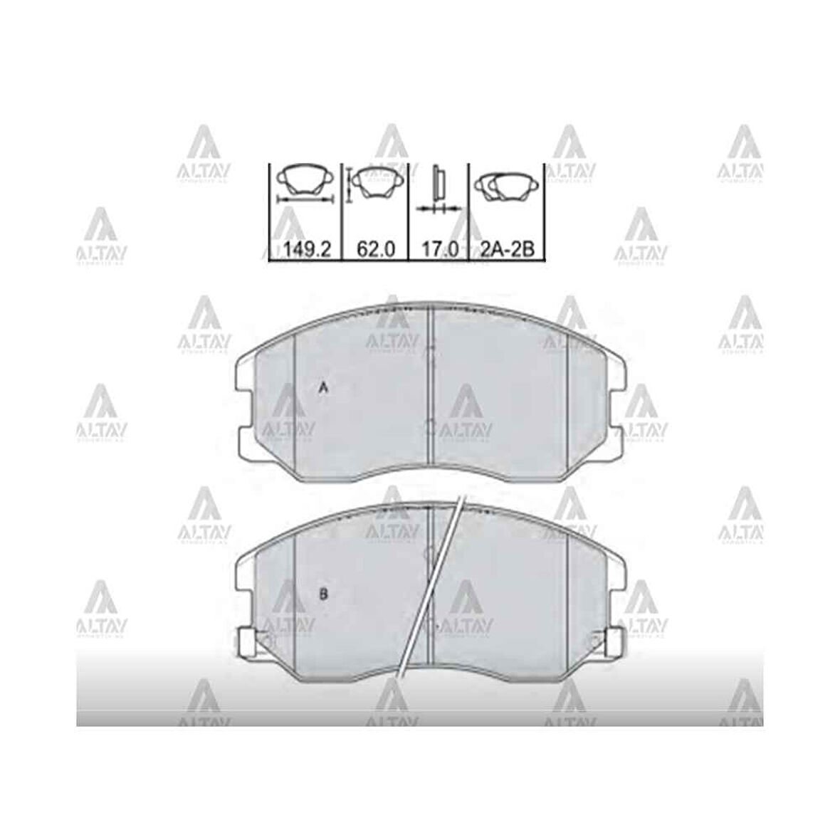 FREN BALATA CAPTIVA 07-11 / OPEL ANTARA 07-14 ÖN
