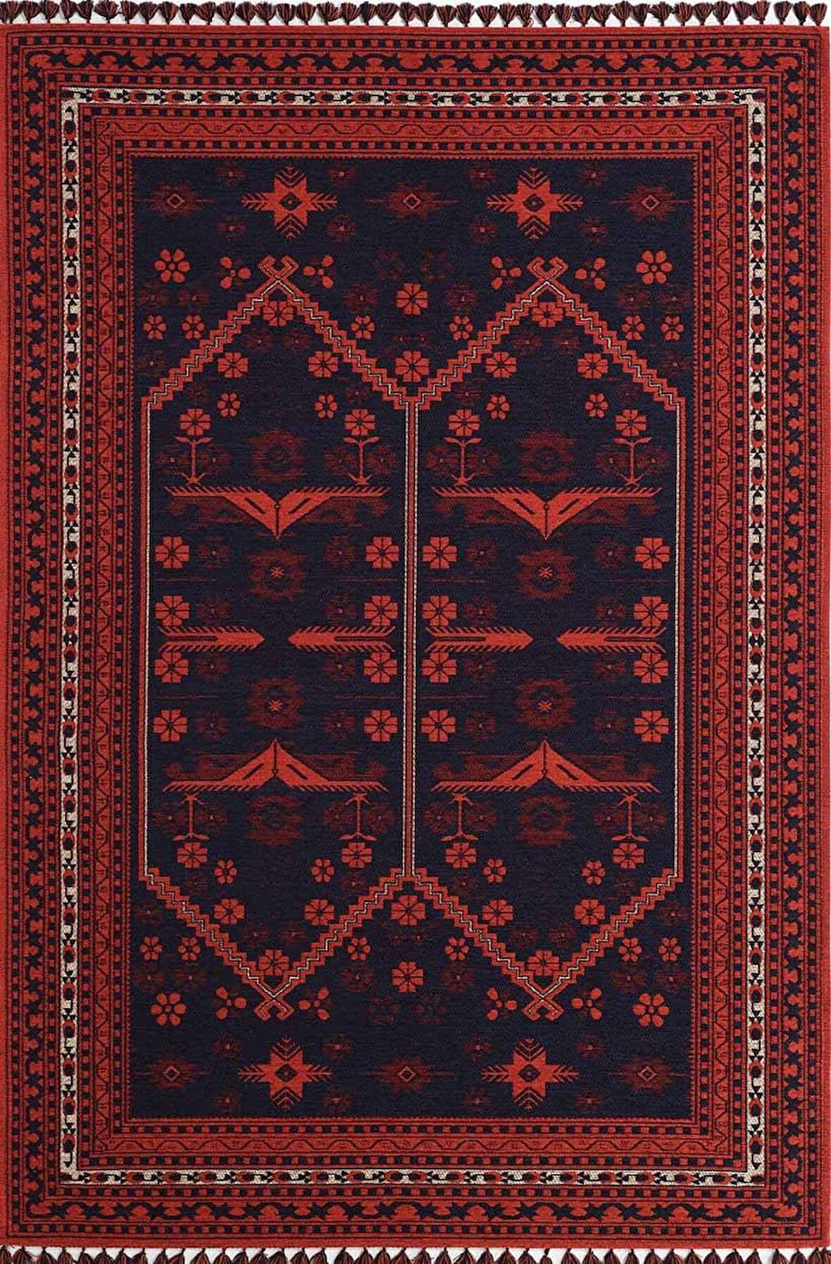 GÜMÜŞSUYU DECO ANATOLİA 15912 HALI LACİVERT