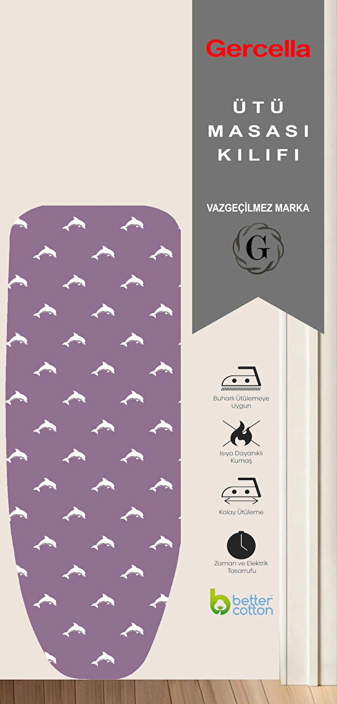 COMFORT YUNUS MÜRDÜM ÜTÜ MASASI KILIFI BEZİ ÖRTÜSÜ IRONING BOARD COVER EV GEREÇLERİ
