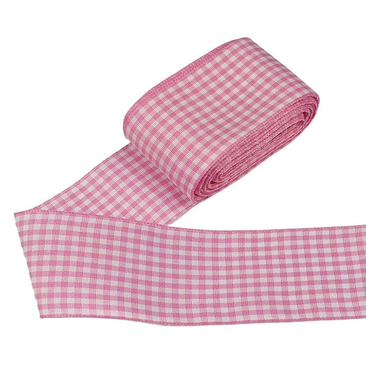 5 Metre Ekose kurdele Dama desen ( 4 cm genişlik ) Yılbaşı Kurdele, Süsleme Dekoratif Hediye Paketi