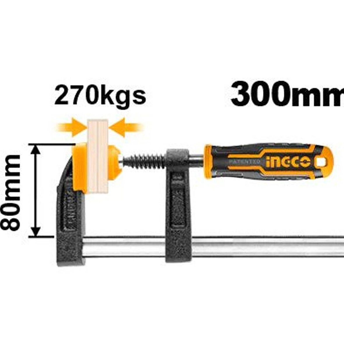 İNGCO HFC020802 AĞIR TİP İŞKENCE 80X300 MM