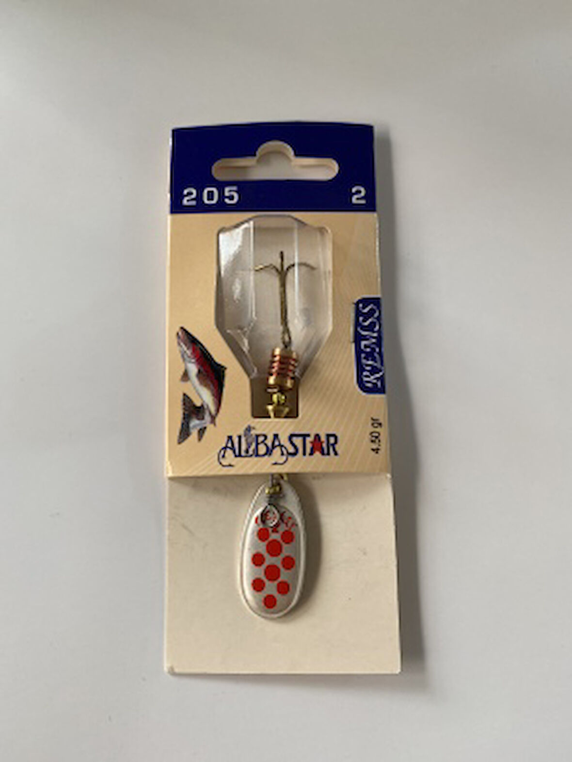 ALBA STAR REMSS 205 NO:2 4.50 GRAM KIRMIZI BENEKLİ OLTA KAŞIĞI