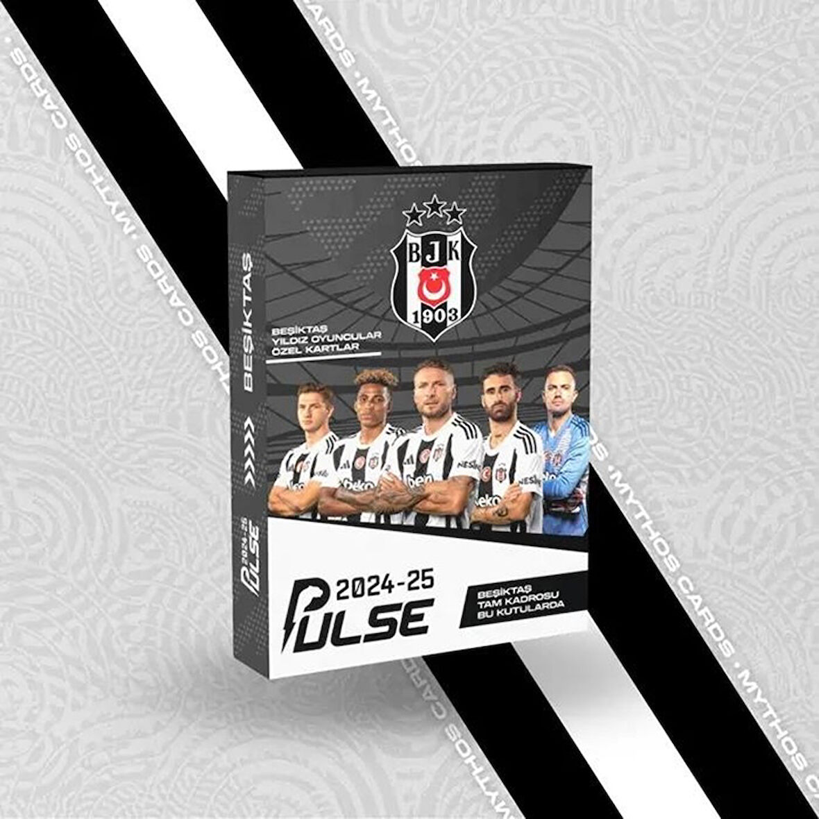 Lisanslı Beşiktaş Pulse Futbolcu Kartları 2024-25 - 12 Kart