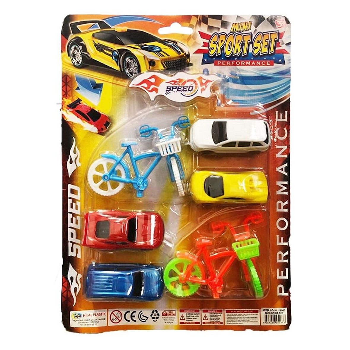 Mini Bisklet ve Arabalı Spor Seti